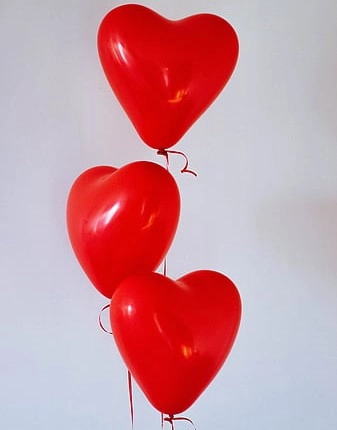Ürək helium şar