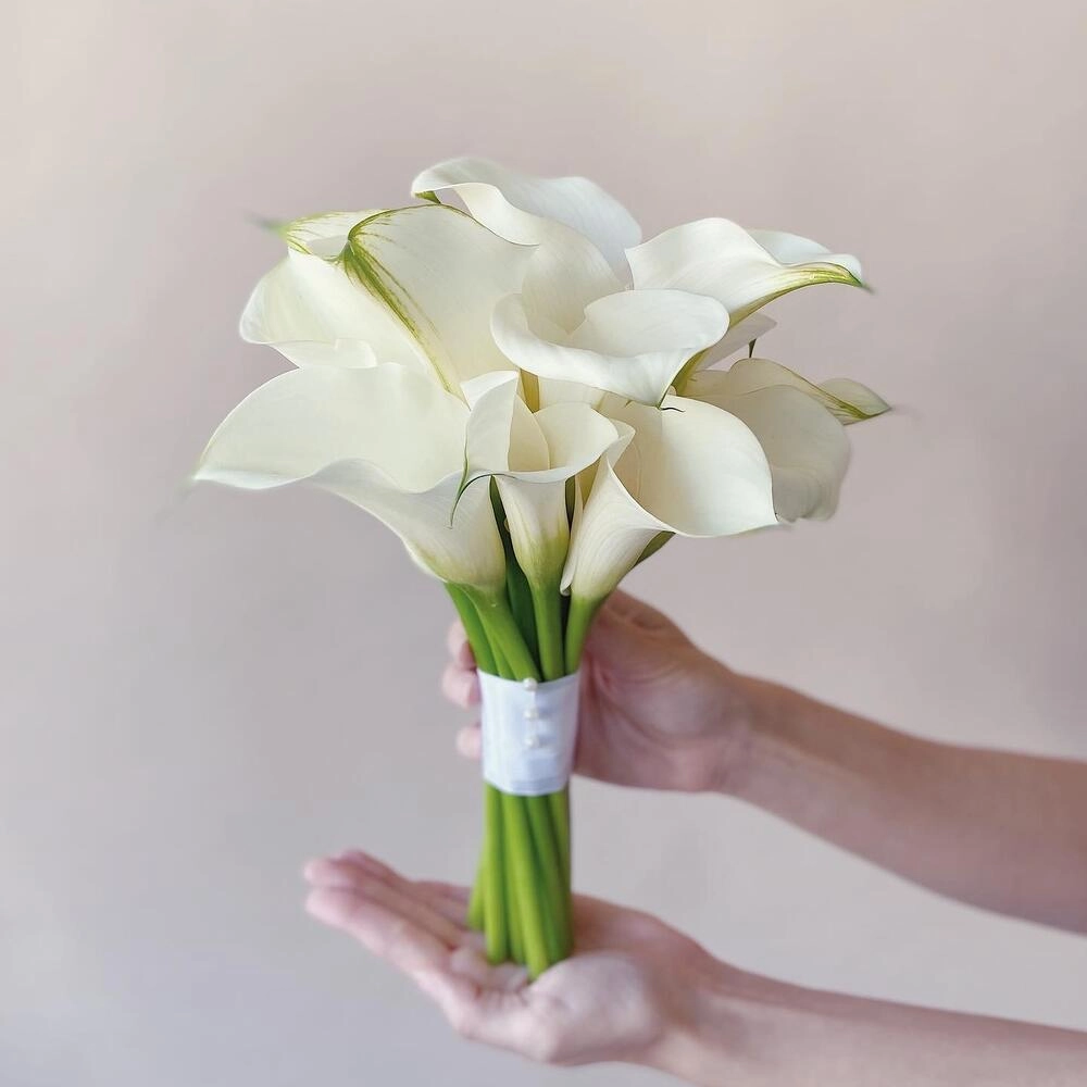 Gəlin buketi Ağ kala