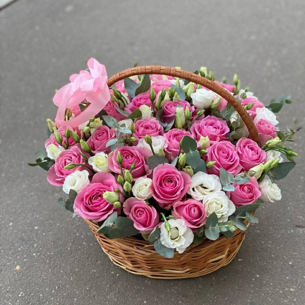 Gül səbəti-gül buketi 8 mart - Image 2