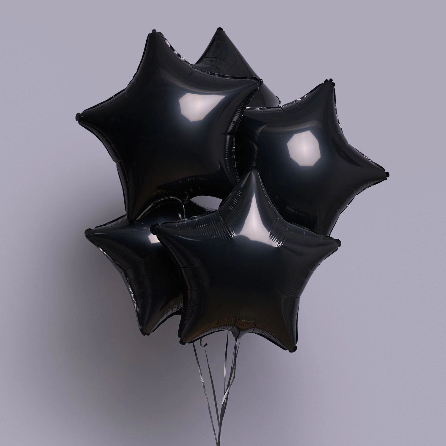 Helium şarlar ulduz qara 5 ədəd Hədiyyə