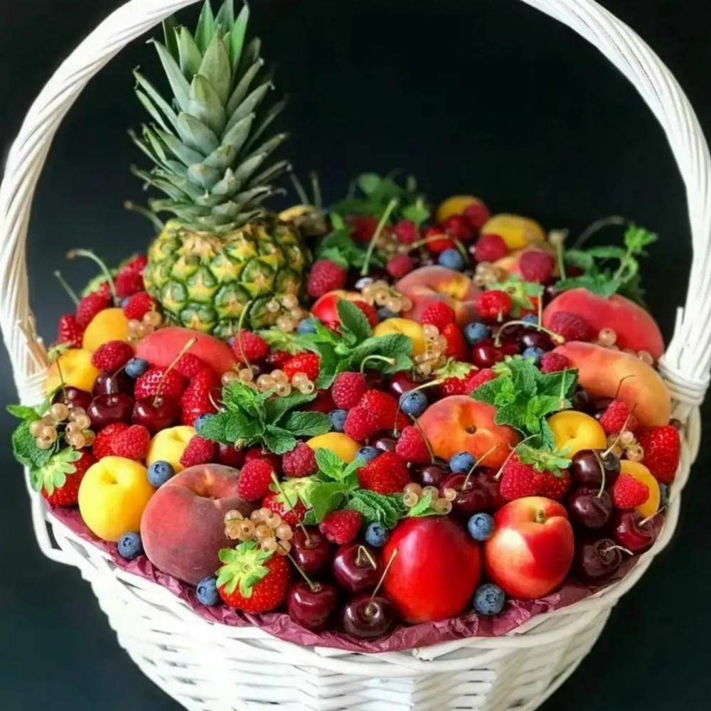 Meyvə səbəti miks Buketlər